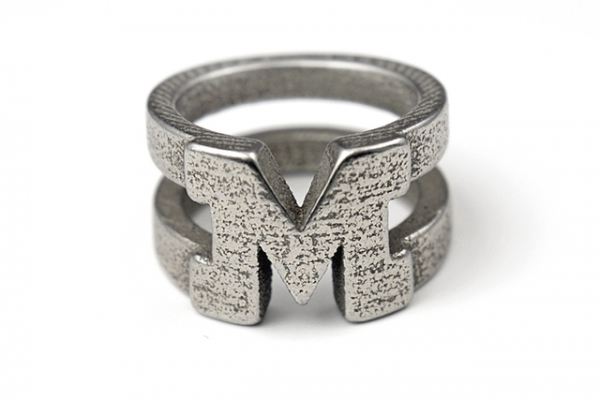 Letter M Ring