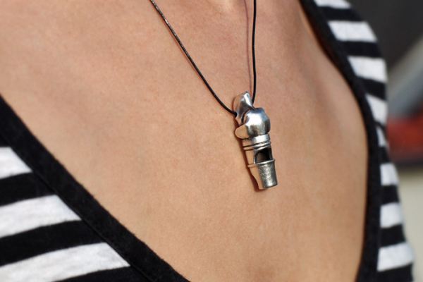 Silver Dog Whistle