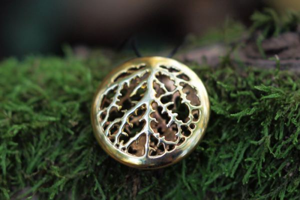 Leaf Veins Pendant