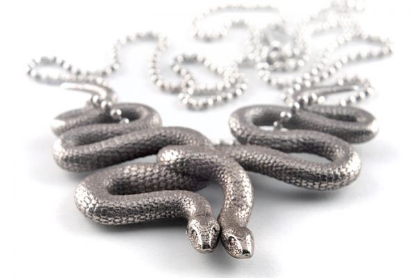 Embraced Snakes Pendant