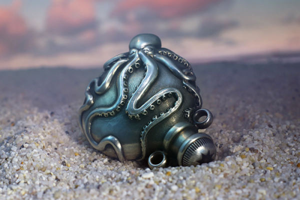 “Spirit of the Sea” Octopus Vial Pendant